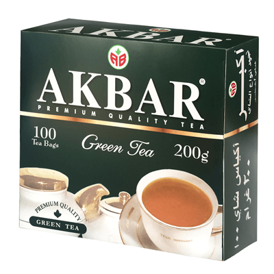 Купить ЧАЙ AKBAR ЗЕЛЕНЫЙ 100 ШТ. Х 2 Г. доставка продуктов Тюмень . доставка продуктов в Тюмени . доставка фруктов Тюмень . доставка фруктов в Тюмени 