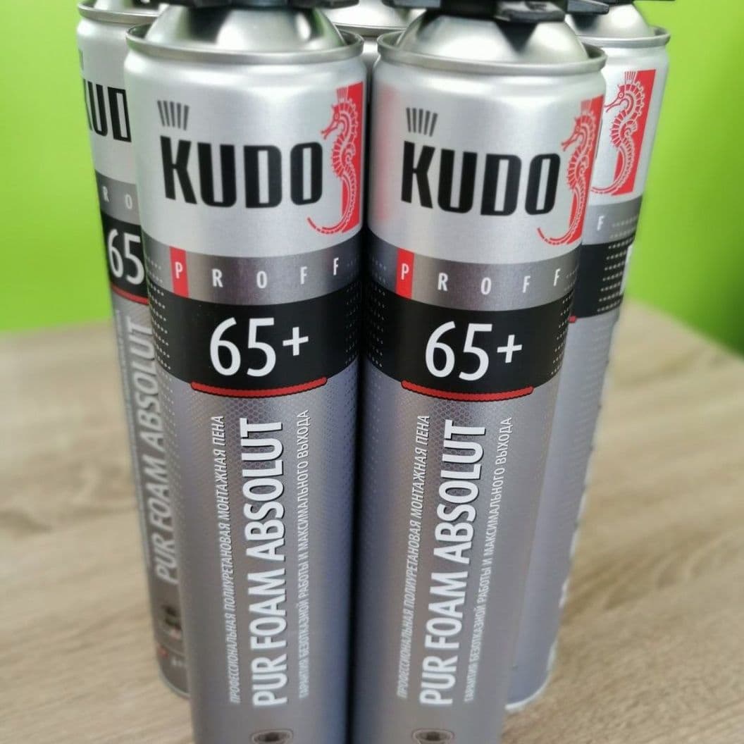 Купить Пена полиуретановая монтажная KUDO PROFF 65+