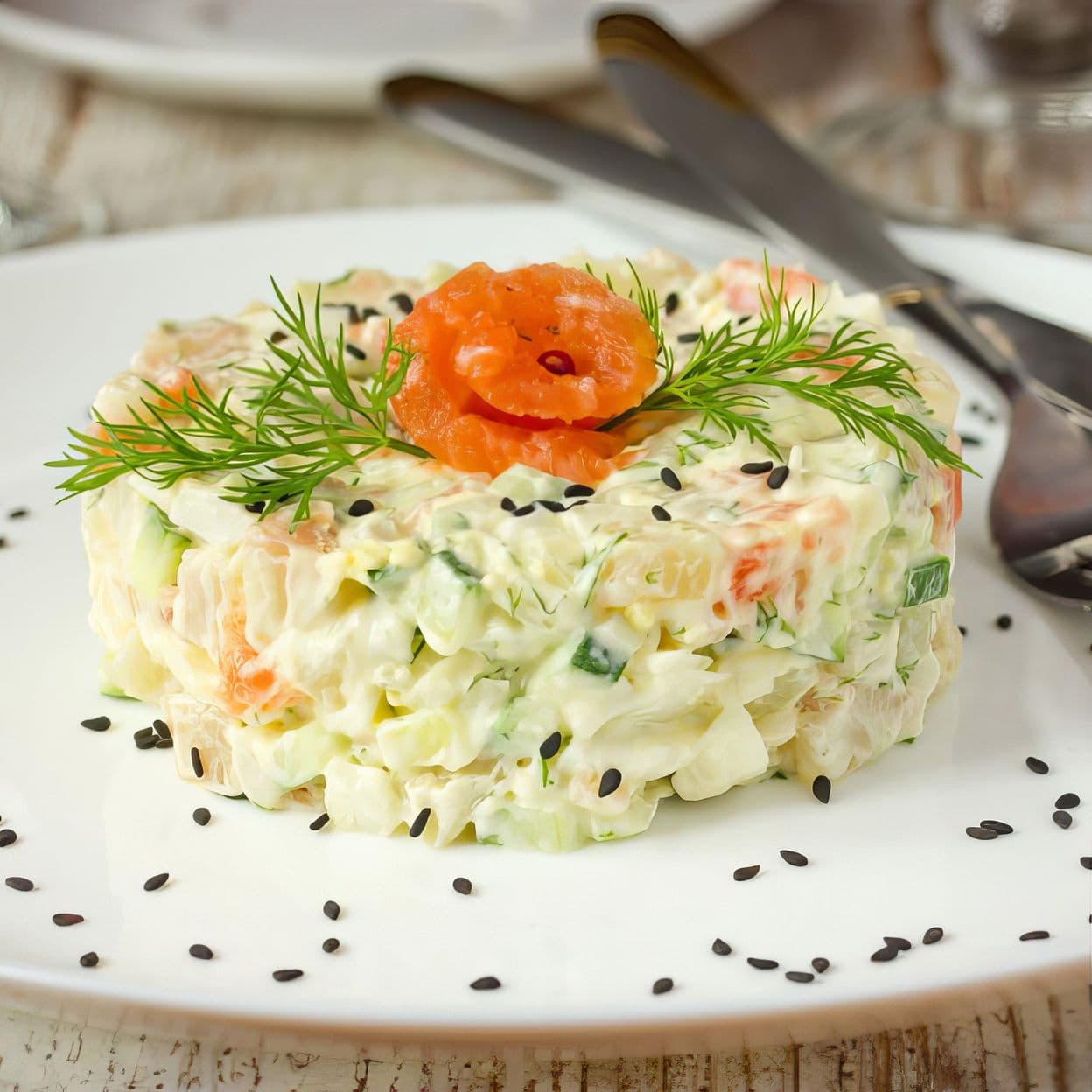Купить Салат из сёмги "Сказка"