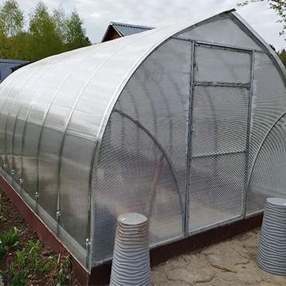 Купить Теплица Гамма-3 оцинкованная из квадратной трубы 40*20 база