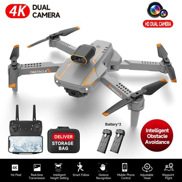 Купить Квадрокоптер дрон S91 БПЛА с двойной камерой 4K