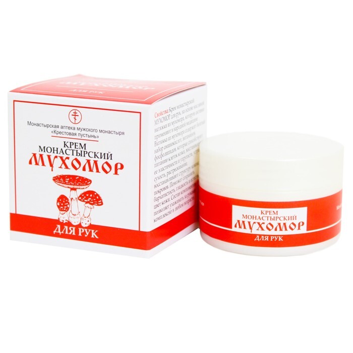 Купить Монастырский крем для рук "Мухомор"