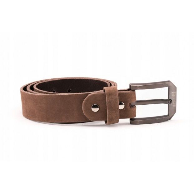 Купить LEATHER BELT BROGER ALASKA VINTAGE BROWN (LENGTH WITHOUT BUCKLES)