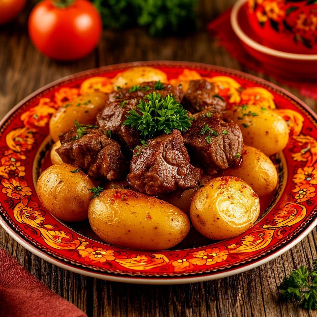 Купить Картофель с мясом