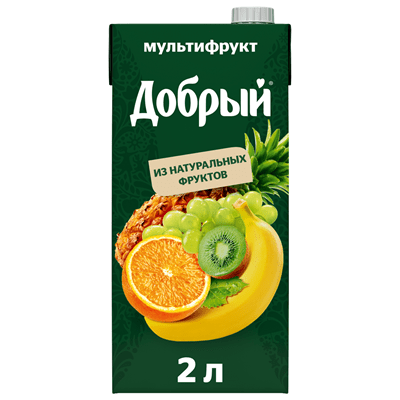 Купить НЕКТАР ДОБРЫЙ МУЛЬТИФРУТ 2 Л. Х 6 ШТ. доставка продуктов Тюмень . доставка продуктов в Тюмени . доставка фруктов Тюмень . доставка фруктов в Тю