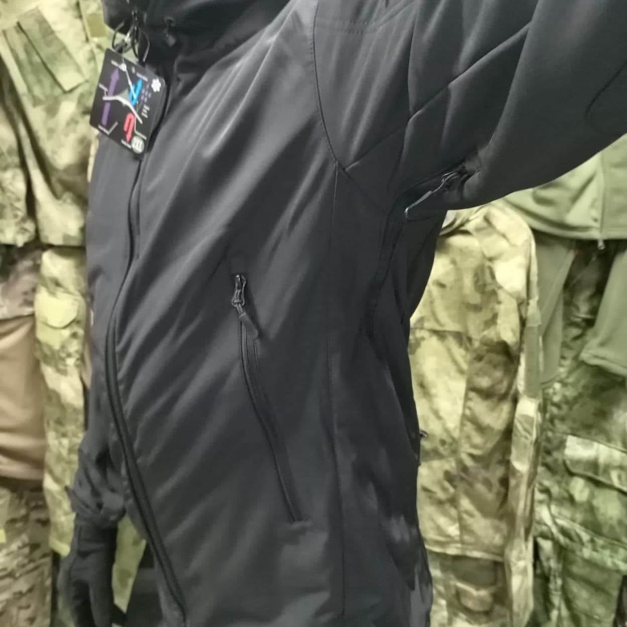 Купить Костюм тактический Softshell черный