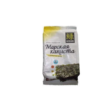 Купить MIDORI ЧИПСЫ В КУНЖУТНОМ МАСЛЕ НОРИ 5 Г. с доставкой на дом . Доставка продуктов Тюмень , доставка продуктов в Тюмени , dostavka-produktov-tyum