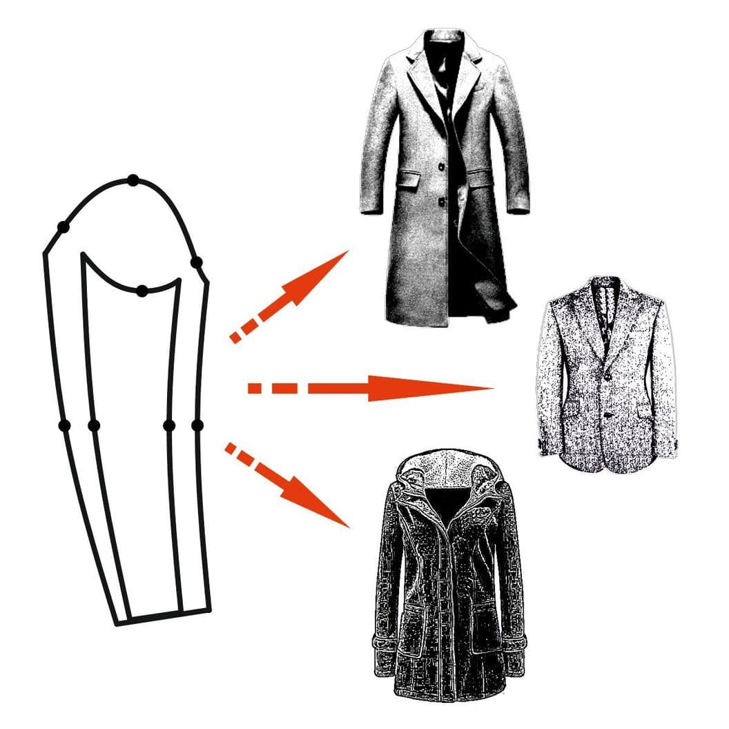 Купить Модуль конструкции 2-шовного рукава