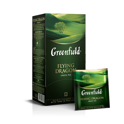 Купить GREENFIELD ЧАЙ ЗЕЛЕНЫЙ FLYING DRAGON 25 ШТ. X 2 Г. Х 10 ШТ. доставка продуктов Тюмень . доставка продуктов в Тюмени . доставка фруктов Тюмень .