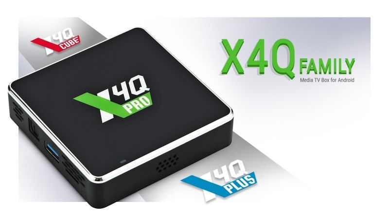 Купить Смарт ТВ Приставка Ugoos X4Q PRO 4/32 Гб Amlogic S905X4 Android 11.0 Пульт C Гироскопом И Голосовым Управлением