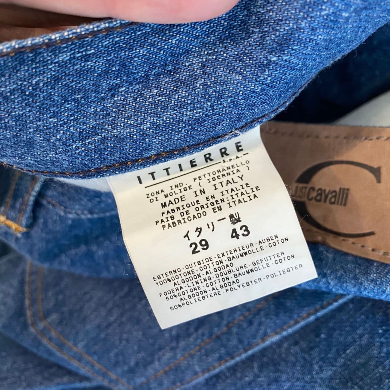 Купить Just Cavalli Necklace Printed Jeans