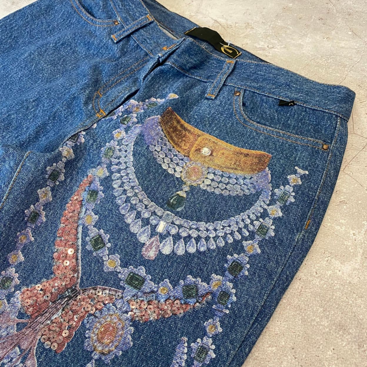 Купить Just Cavalli Necklace Printed Jeans