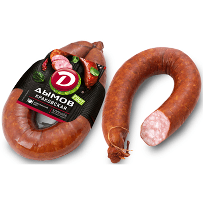 Купить КОЛБАСА ПОЛУКОПЧЕНАЯ ДЫМОВ КРАКОВСКАЯ 400 Г. доставка продуктов тюмень . доставка продуктов в тюмени . доставка фруктов тюмень . доставка фрукт