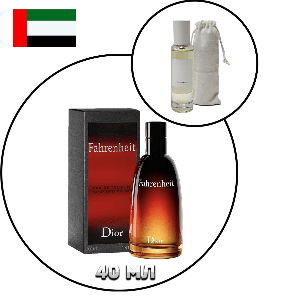 Купить DIOR Fahrenheit, 40 мл  Тестер