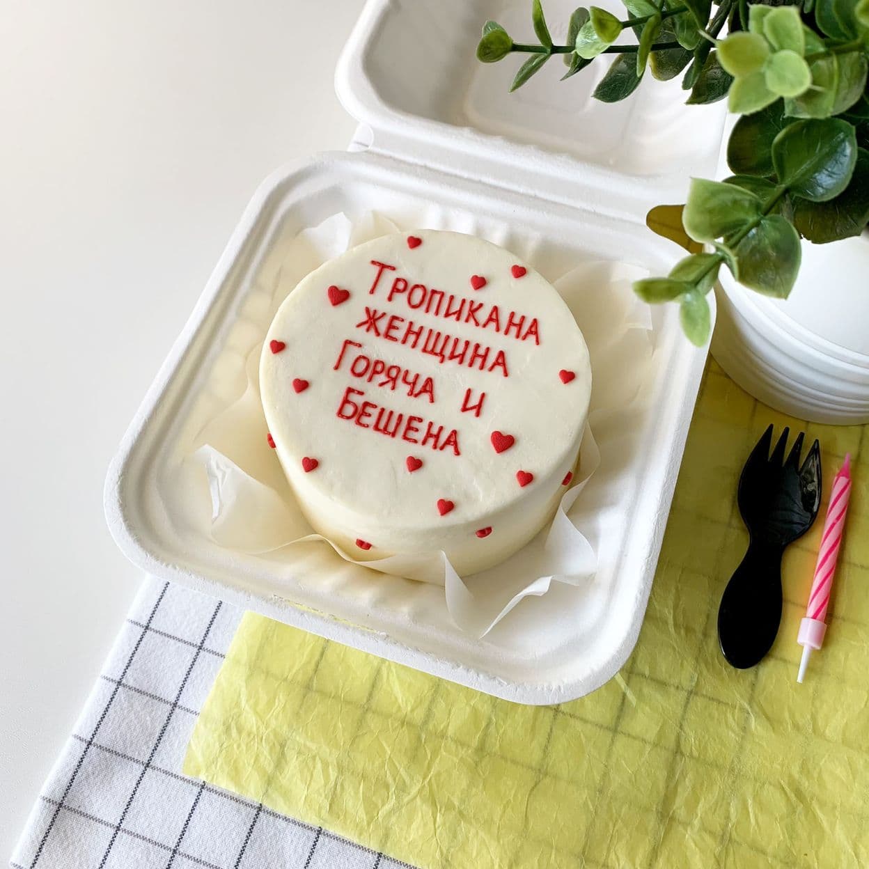 Купить Бенто-торт «Тропикана женщина горяча и бешена»