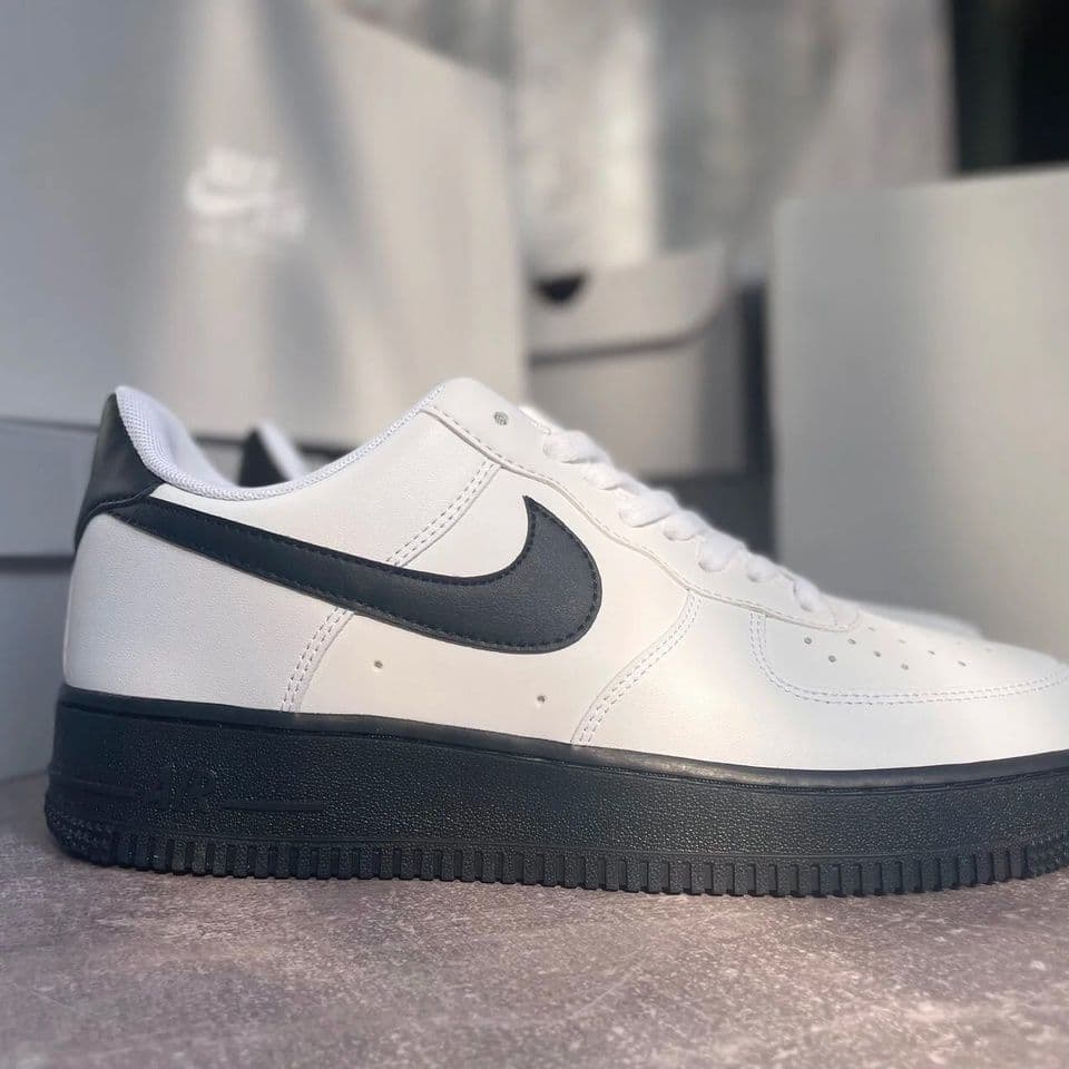 Купить Nike Air Force 1, White Black Sole