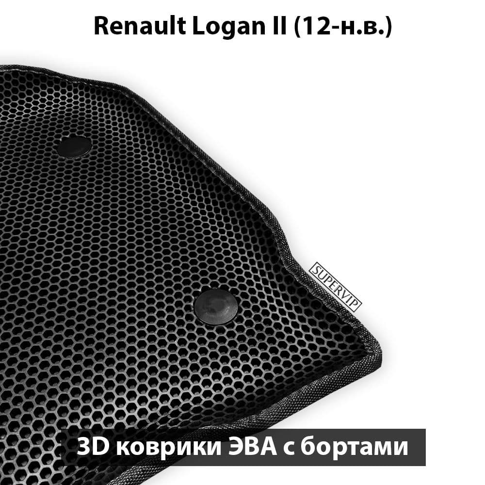 Купить Автоковрики ЭВА с бортами для Renault Logan II