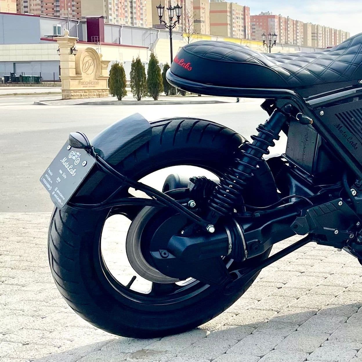 Купить Крыло заднее декоративное BMW K1, K75, K100, K1100 Карбон, ширина по размеру шины