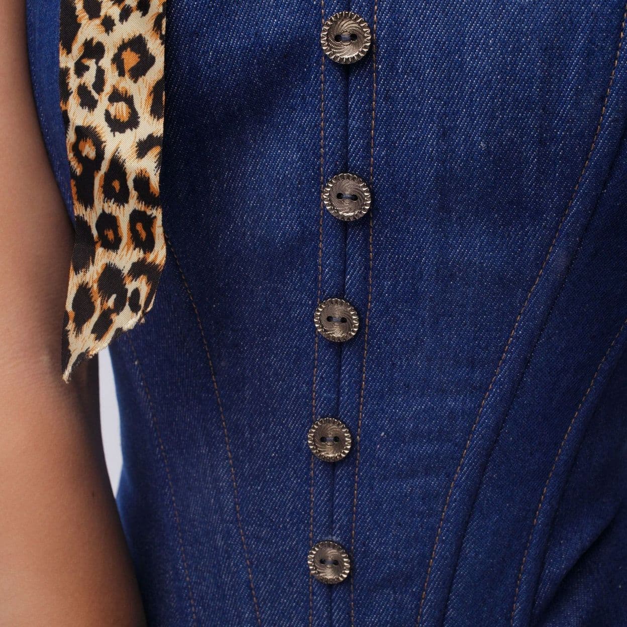 Купить Корсет  «DENIM figurnaya classika Sinii»