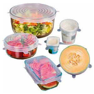 Купить Набор силиконовых крышек 6 размеров