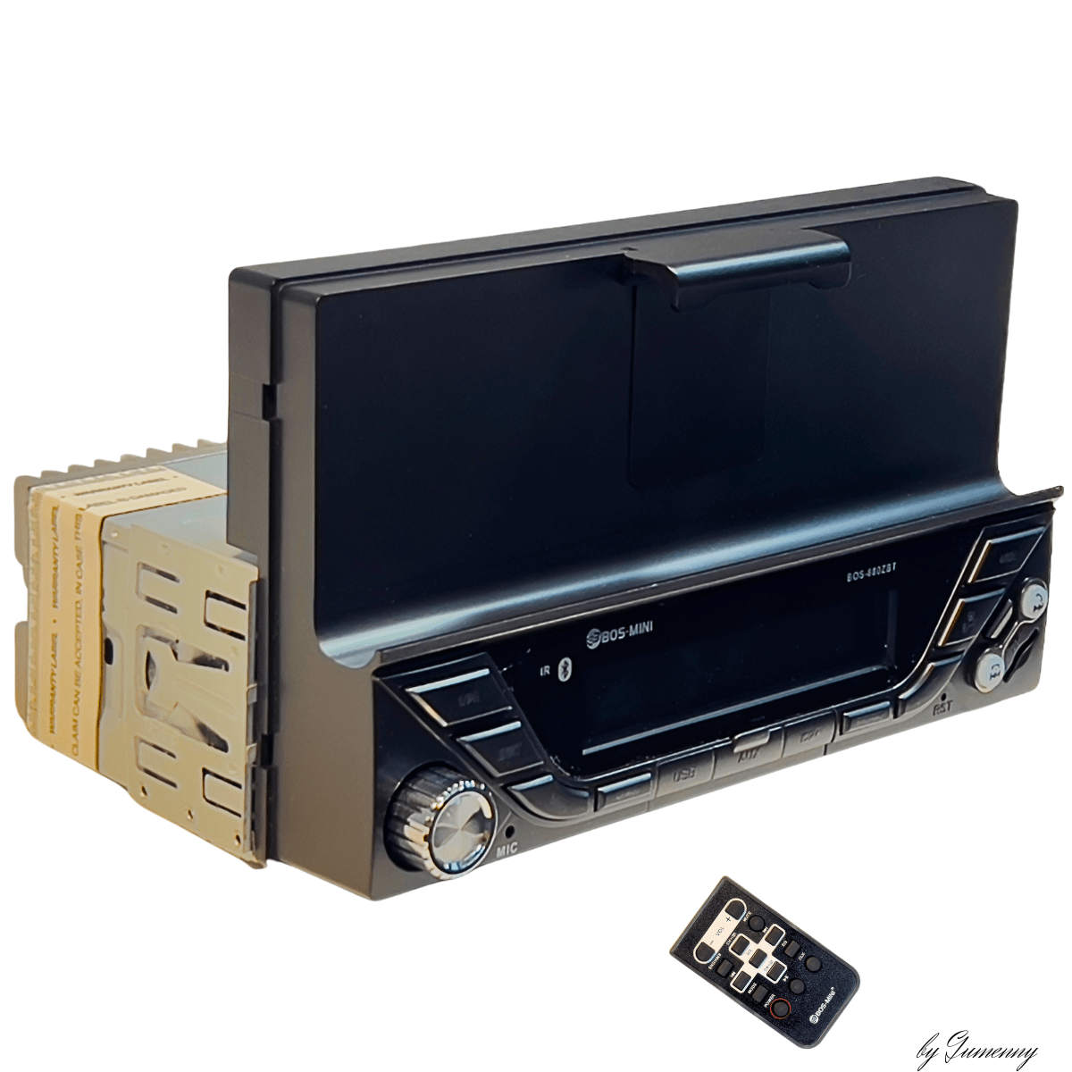 Купить магнитола с держателем для смартфона bos-880ZBT