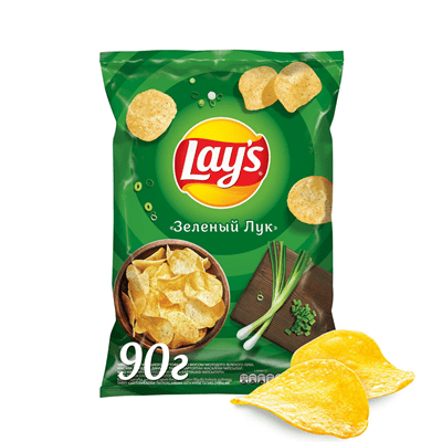 Купить ЧИПСЫ LAY'S МОЛОДОЙ ЗЕЛЕНЫЙ ЛУК КАРТОФЕЛЬНЫЕ 90 Г. с доставкой на дом . Доставка продуктов Тюмень , доставка продуктов в Тюмени , dostavka-prod