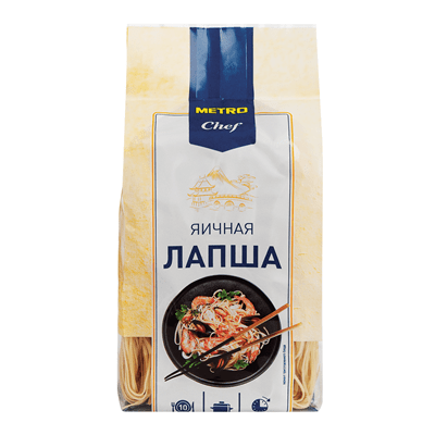 Купить ЛАПША ЯИЧНАЯ METRO CHEF 600 Г. доставка продуктов Тюмень . доставка продуктов в Тюмени . доставка фруктов Тюмень . доставка фруктов в Тюмени . 
