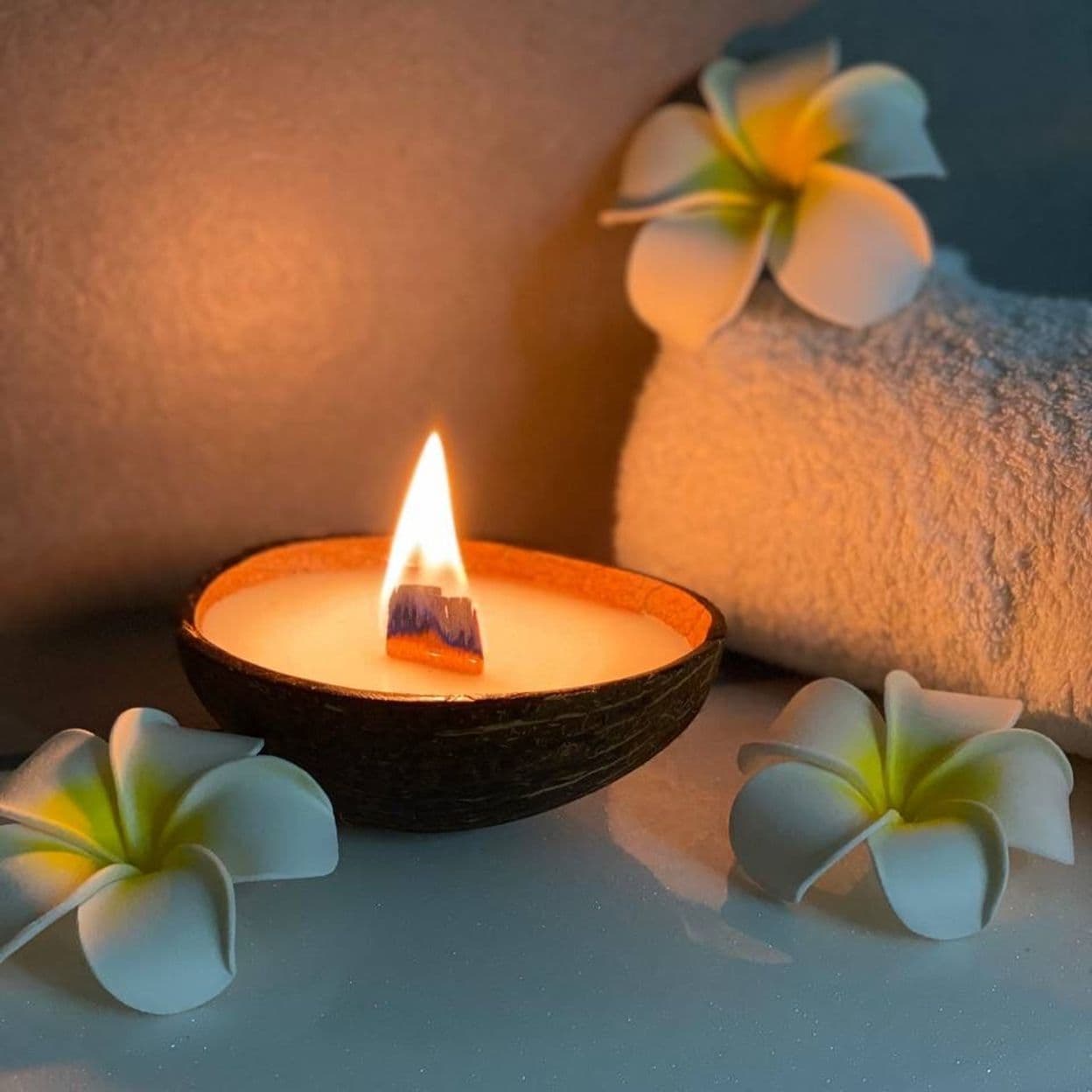 Купить Массажная свеча в кокосе