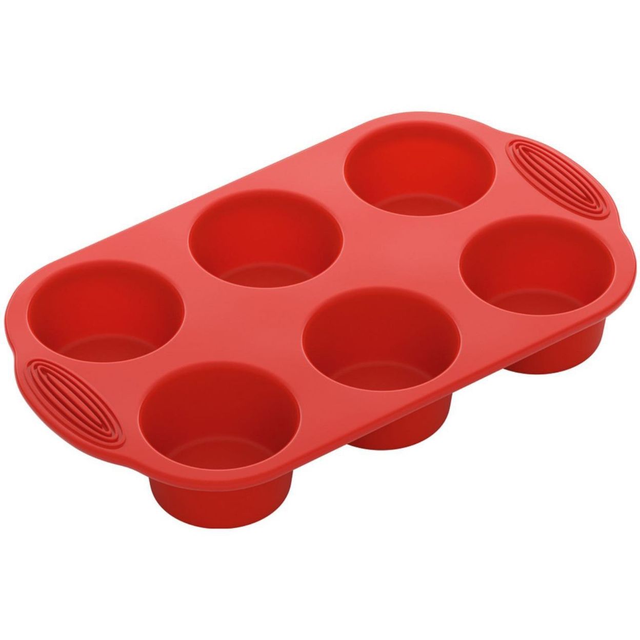 Купить Форма для 6 круглых маффинов силиконовая