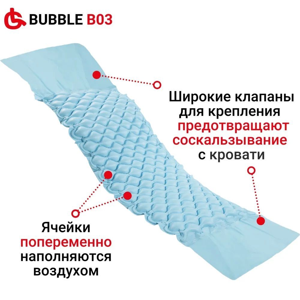 Купить Ortonica Система противопролежневая (матрас) Bubble B03 микроперф