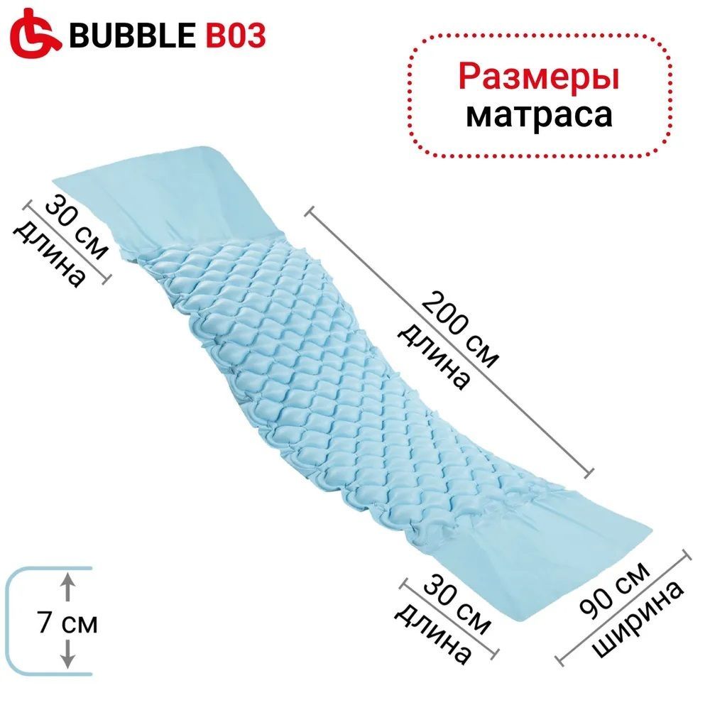 Купить Ortonica Система противопролежневая (матрас) Bubble B03 микроперф