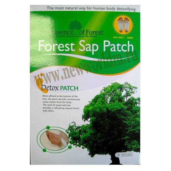 Купить Лечебный пластырь на стопы «Лесной Уксус» 10 штук