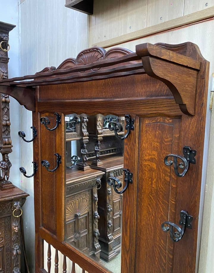 Купить Старинная напольная вешалка