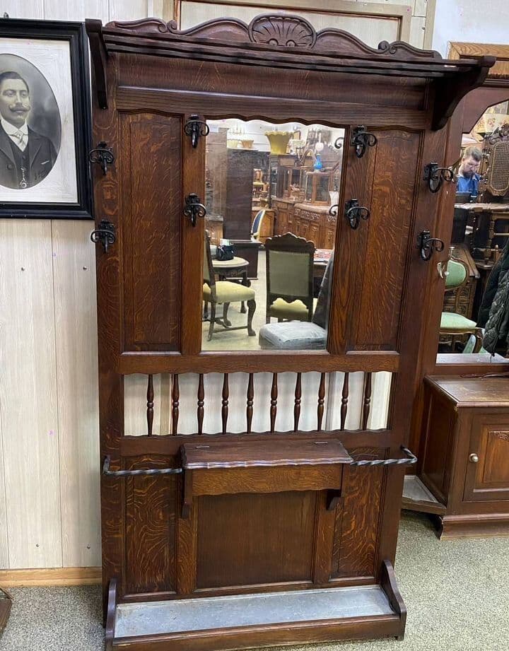 Купить Старинная напольная вешалка