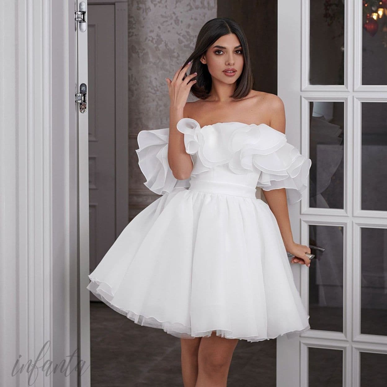 Купить Платье белое    Размеры 42 44