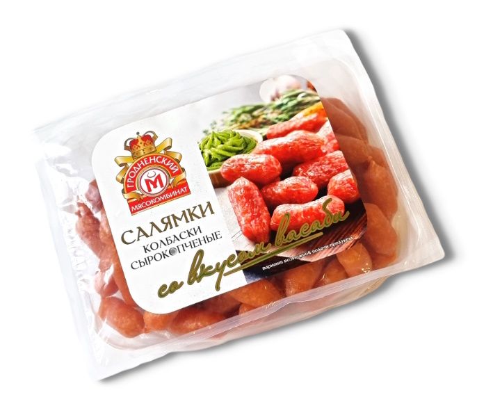 Купить Колбаски сырокопченые "Салямки со вкусом васаби" Гродненский МК