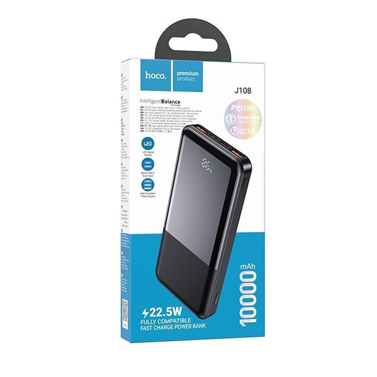 Купить Внешний аккумулятор Hoco J108, 10000mAh — Копия 2