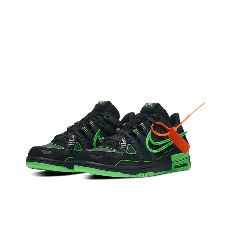 Купить Nike Air Rubber Dunk Off White Green Strike