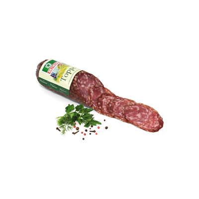 Купить КОЛБАСА ВЕЛКОМ ТОРРО СЫРОКОПЧ. ВАКУУМ. УПАК. 380Г. с доставкой на дом в Тюмени . Доставка продуктов Тюмень , доставка продуктов в Тюмени , dost