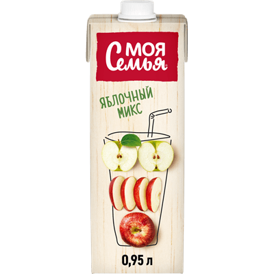 Купить СОК МОЯ СЕМЬЯ ЯБЛОЧНЫЙ МИКС 0,95 Л. доставка продуктов тюмень . доставка продуктов в тюмени . доставка фруктов тюмень . доставка фруктов в тюме