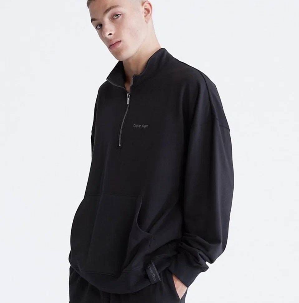 Купить Мужская толстовка Calvin Klein Modern Cotton Lounge с молнией 1/4