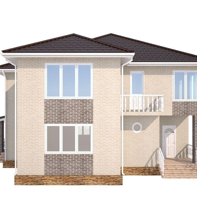 Купить TON HOUSE - 10, Дом из газобетона (219 кв.м)