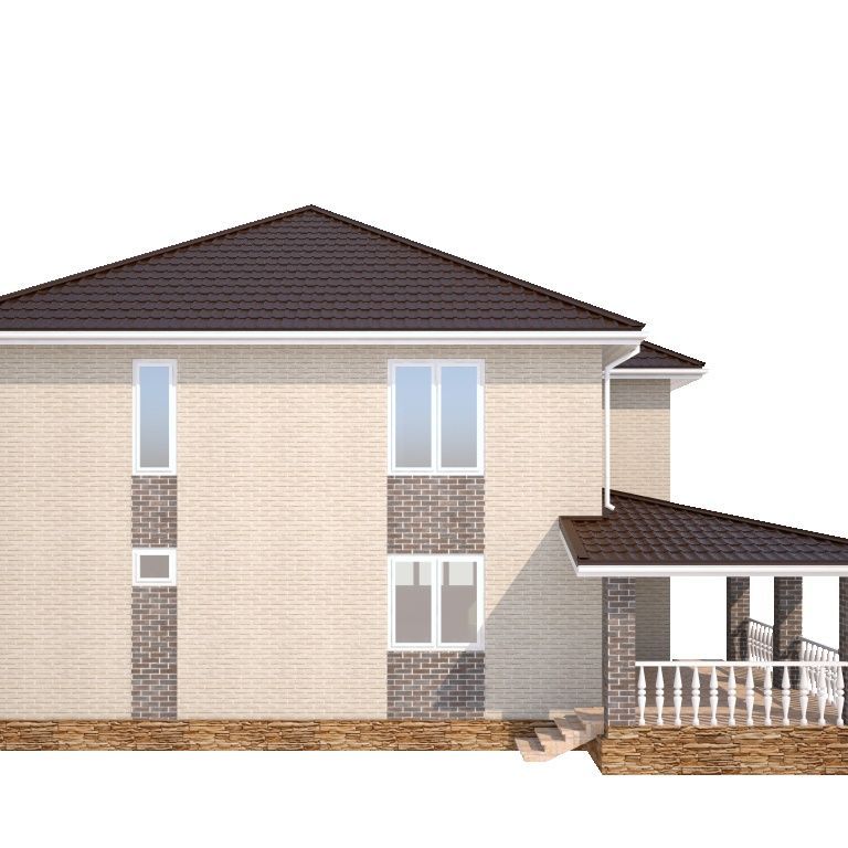 Купить TON HOUSE - 10, Дом из газобетона (219 кв.м)
