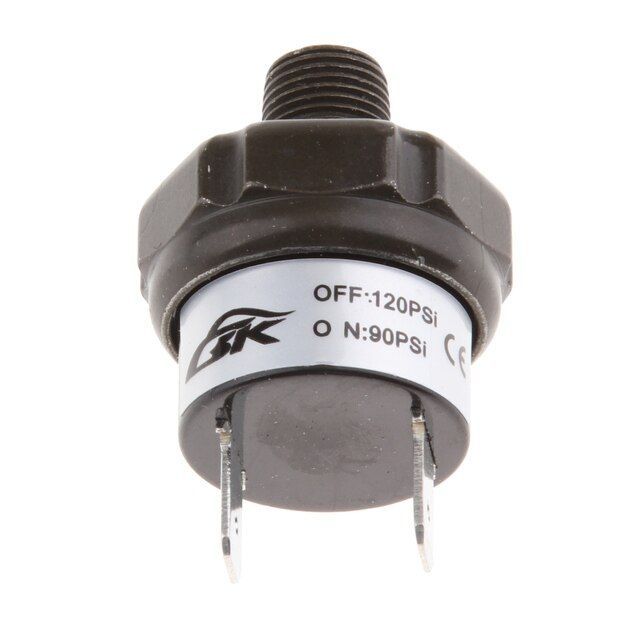 Купить Реле давления 1/8" NPT 90-120psi 6-8 бар(6 атм. открытие, 8 атм. закрытие)