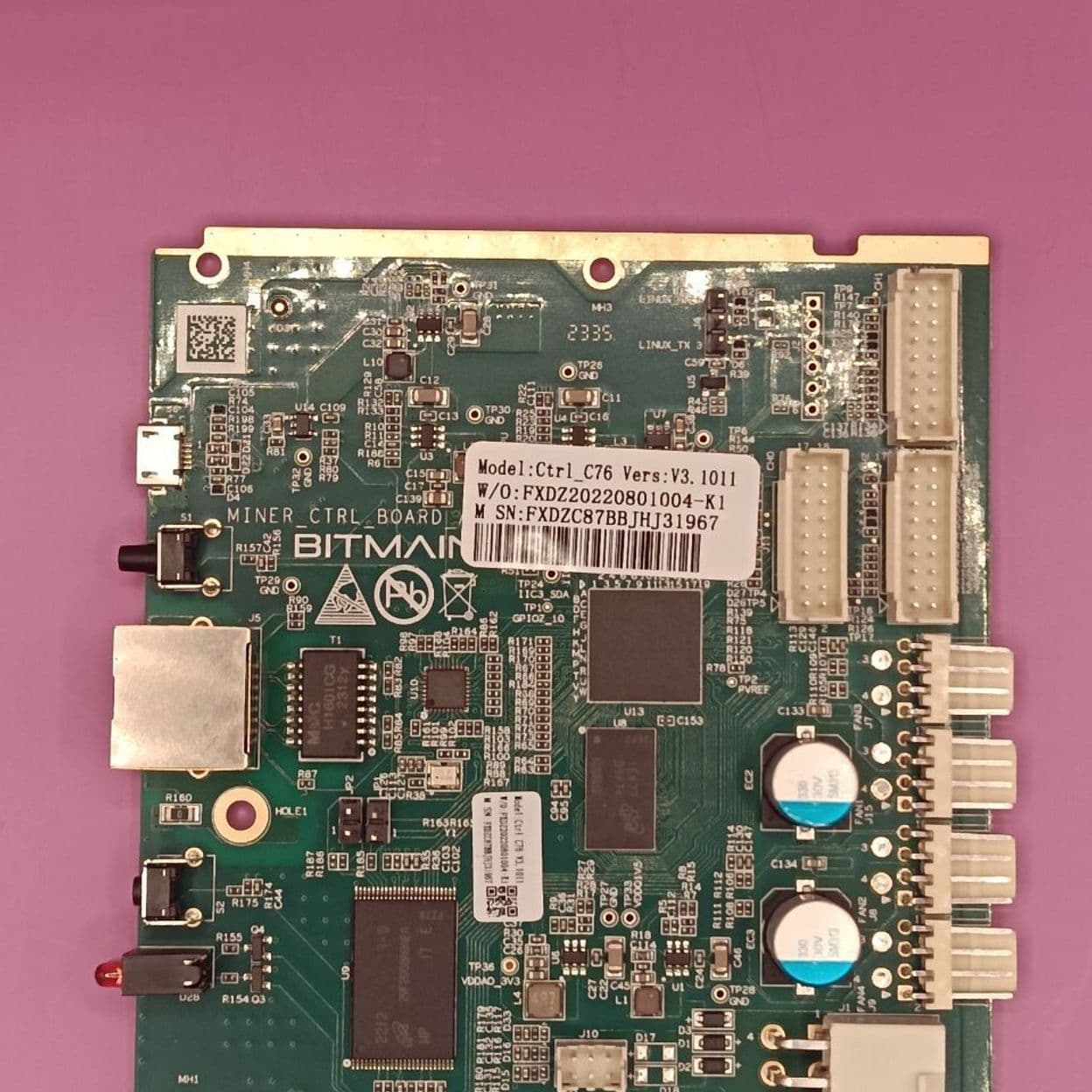 Купить Контрольная плата Ctrl_C76 AMLogic ( S19j, S19j Pro)
