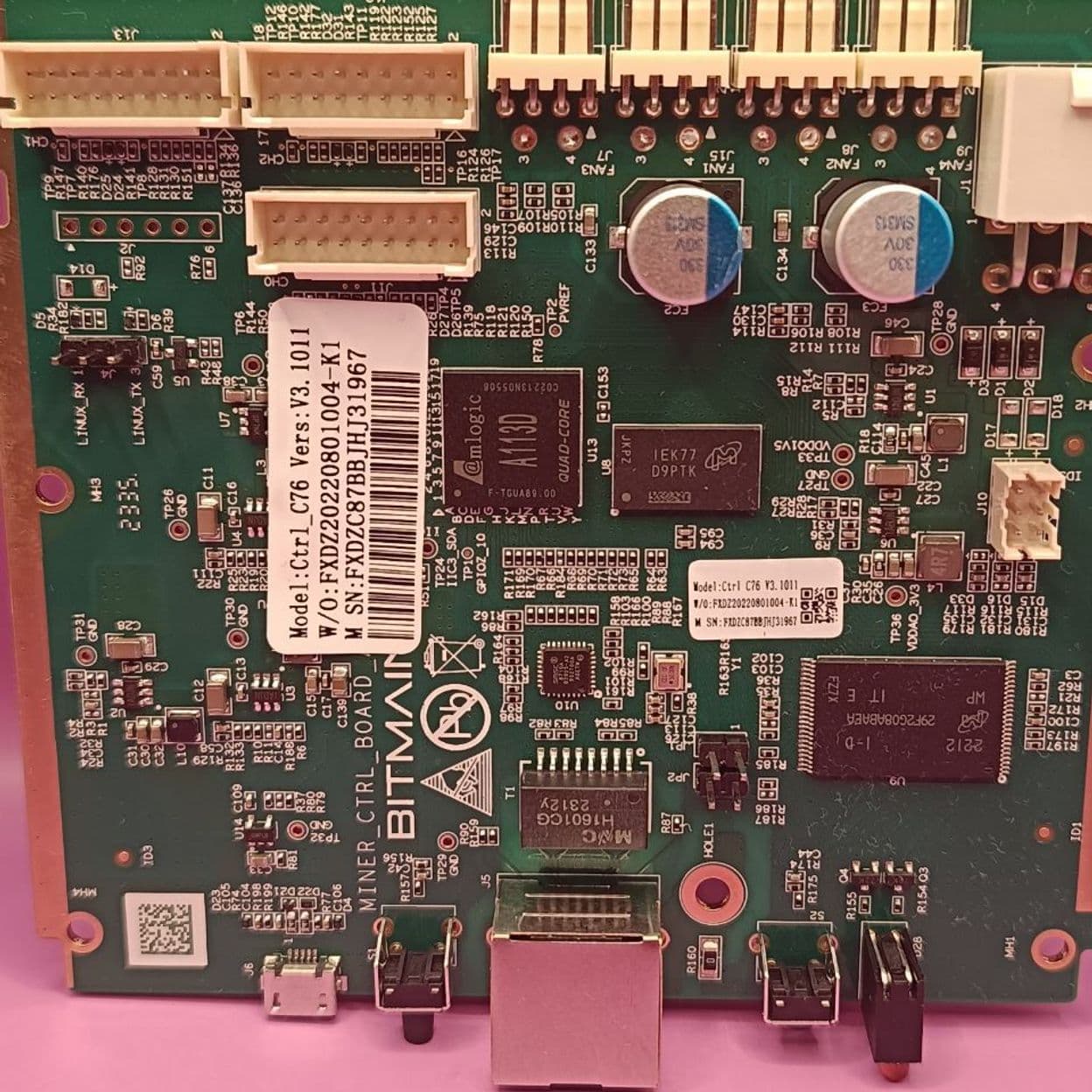 Купить Контрольная плата Ctrl_C76 AMLogic ( S19j, S19j Pro)