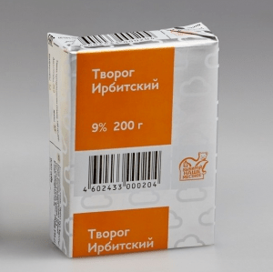 Купить ТВОРОГ ИРБИТСКИЙ НЕЖИРНЫЙ 350 Г. доставка продуктов Тюмень . доставка продуктов в Тюмени . доставка фруктов Тюмень . доставка фруктов в Тюмени 