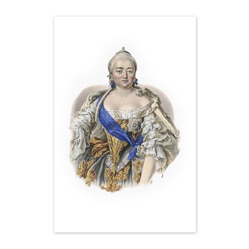 Купить Коллекционная открытка "Императрица Елизавета Петровна Романова"