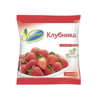 Купить КЛУБНИКА VИТАМИН ЗАМОРОЖЕННАЯ 300 Г. доставка продуктов тюмень . доставка продуктов в тюмени . доставка фруктов тюмень . доставка фруктов в тюм