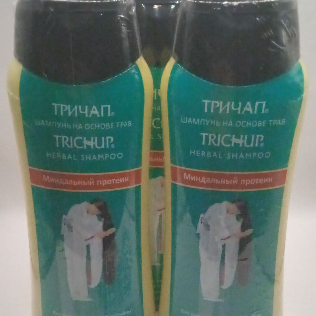 Купить Шампунь для волос Trichup, c натуральным протеином (Natural Protein) c миндальным протеином, 200 мл (Оригинал)